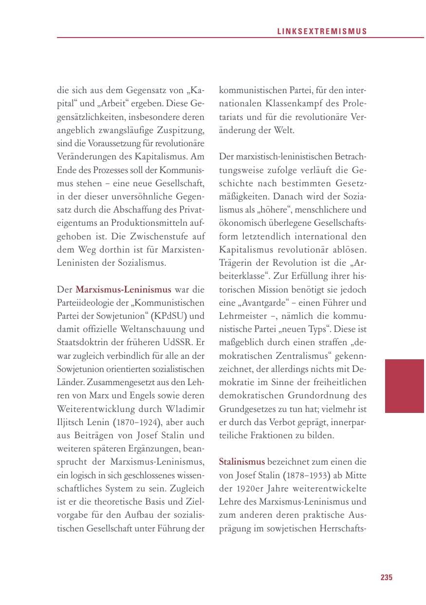 Seite 235 des Verfassungsschutzbericht 2017 Baden-Württemberg