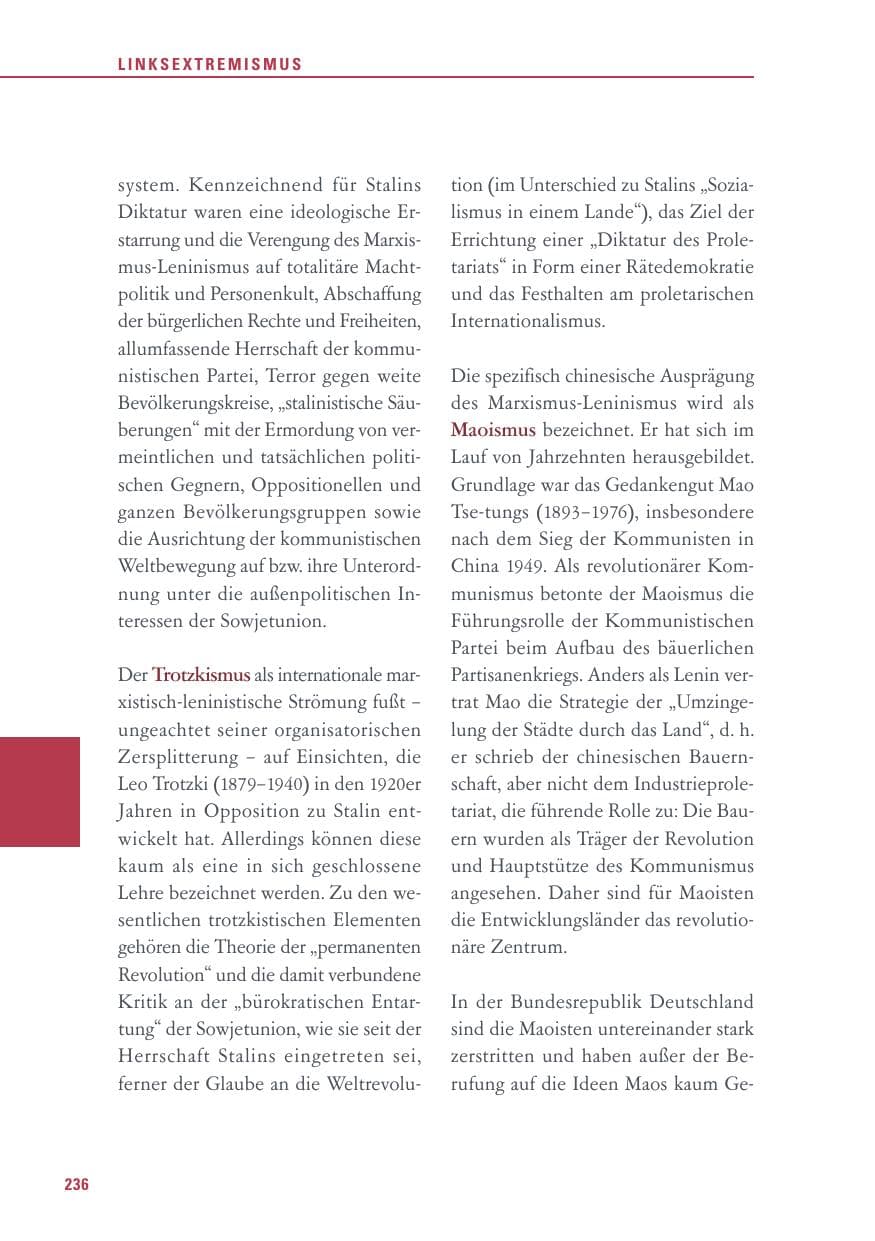 Seite 236 des Verfassungsschutzbericht 2017 Baden-Württemberg