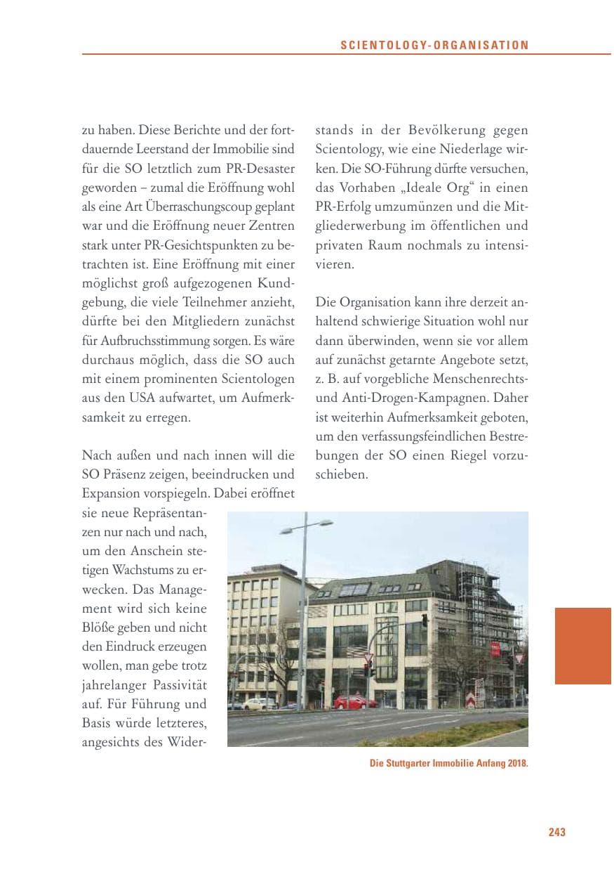 Seite 243 des Verfassungsschutzbericht 2017 Baden-Württemberg
