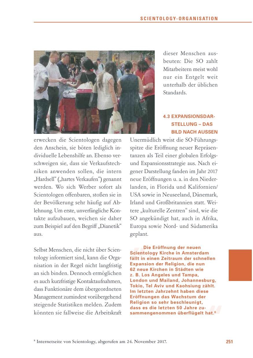 Seite 251 des Verfassungsschutzbericht 2017 Baden-Württemberg