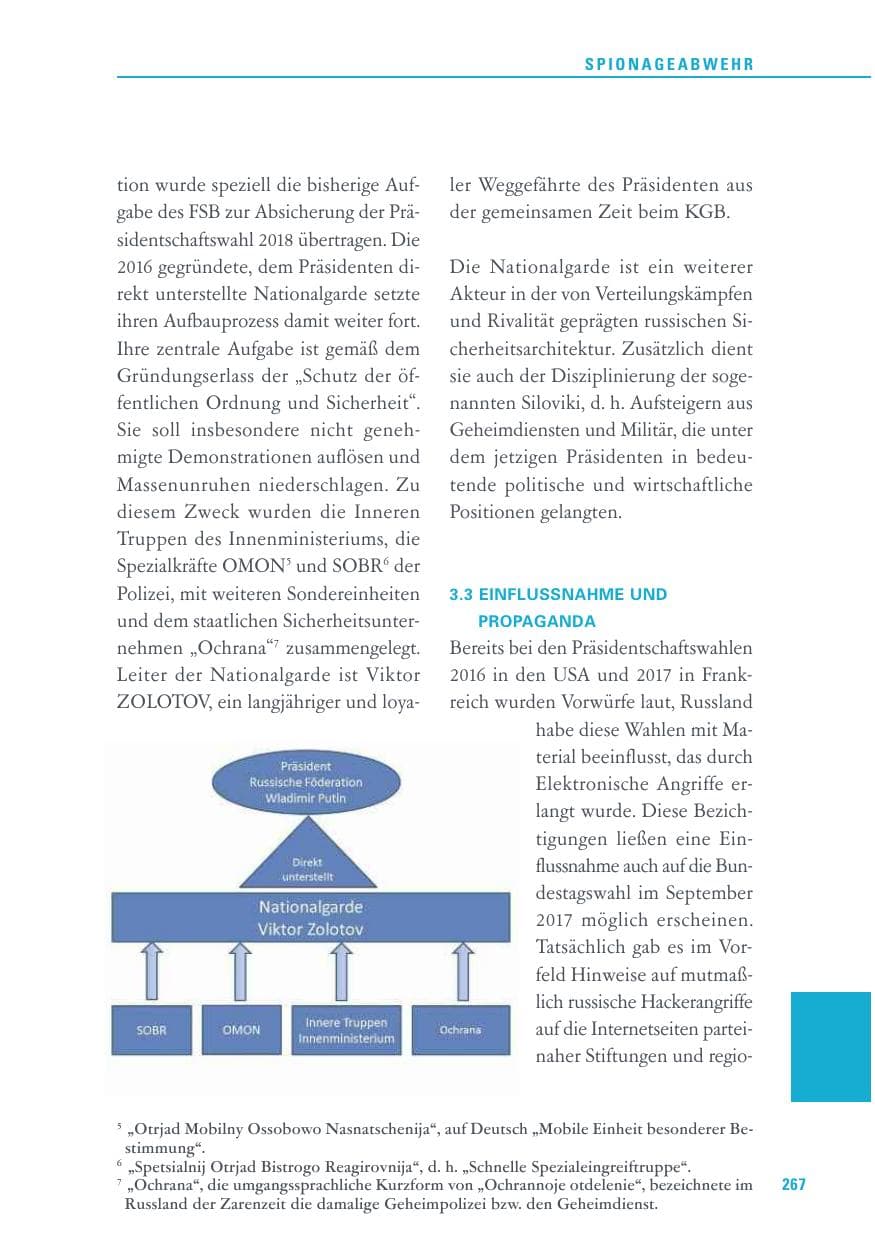 Seite 267 des Verfassungsschutzbericht 2017 Baden-Württemberg