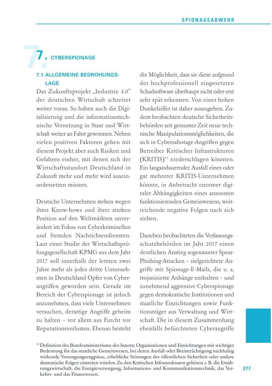 Seite 277 des Verfassungsschutzbericht 2017 Baden-Württemberg