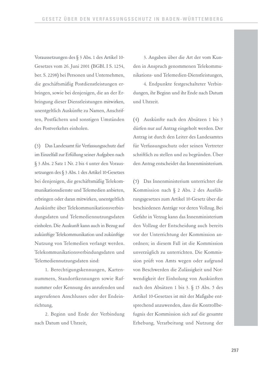 Seite 297 des Verfassungsschutzbericht 2017 Baden-Württemberg