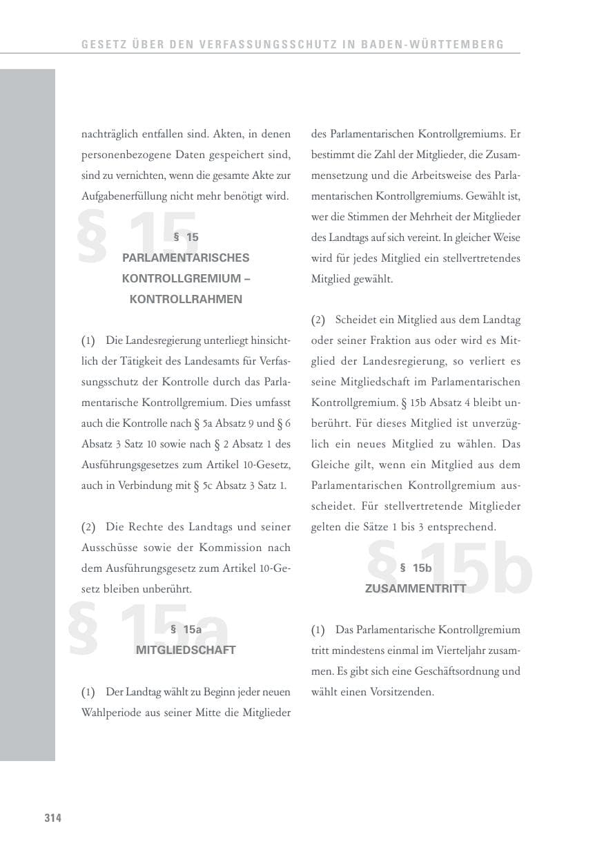 Seite 314 des Verfassungsschutzbericht 2017 Baden-Württemberg