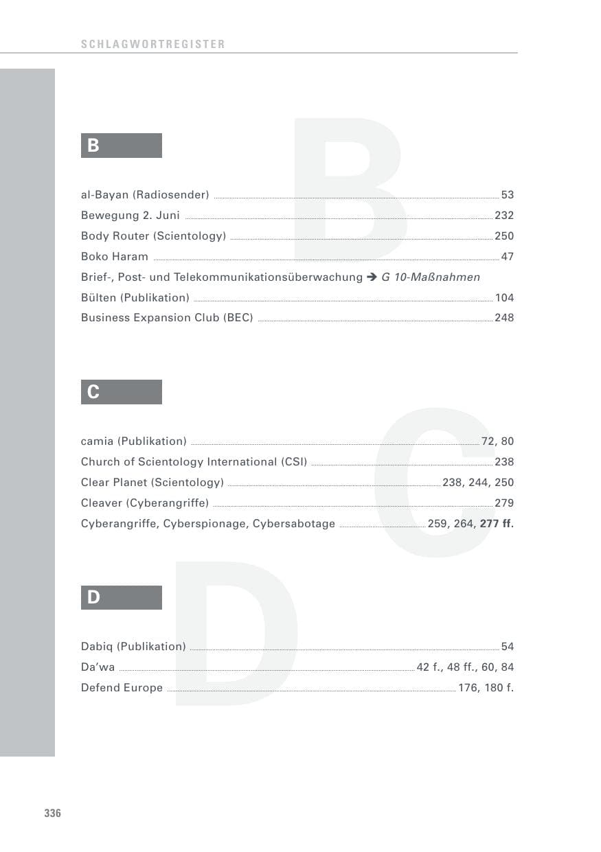 Seite 336 des Verfassungsschutzbericht 2017 Baden-Württemberg