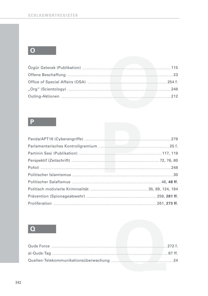 Seite 342 des Verfassungsschutzbericht 2017 Baden-Württemberg