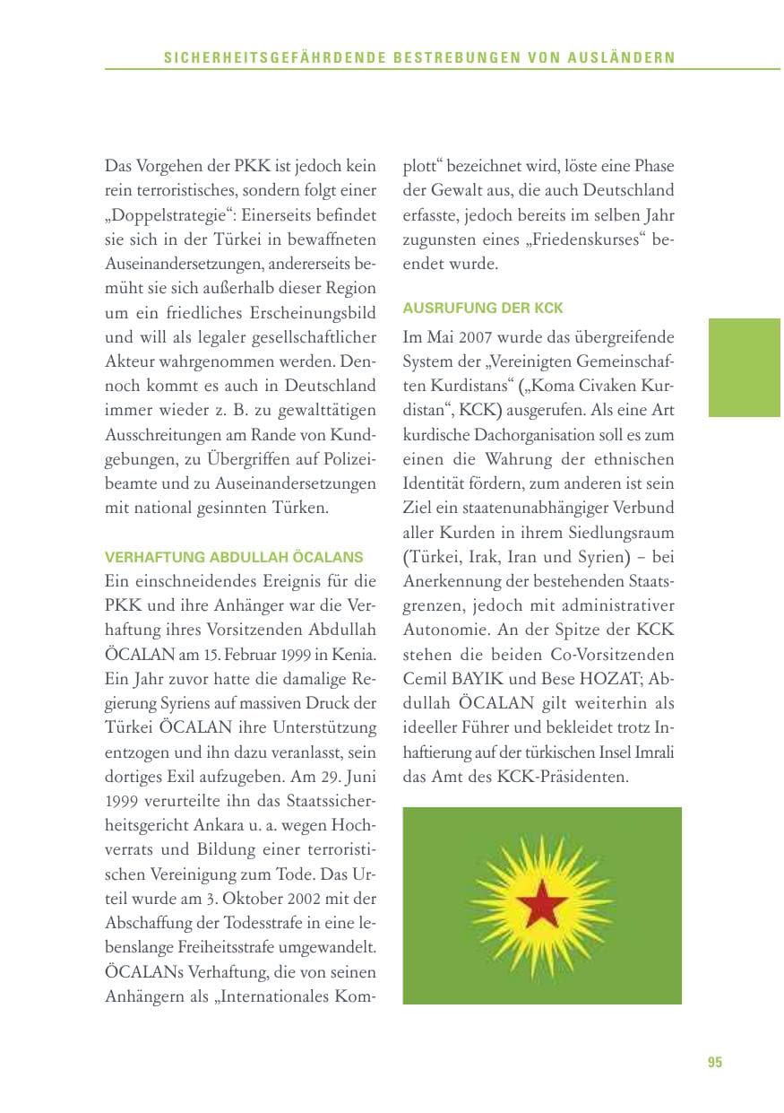 Seite 95 des Verfassungsschutzbericht 2017 Baden-Württemberg