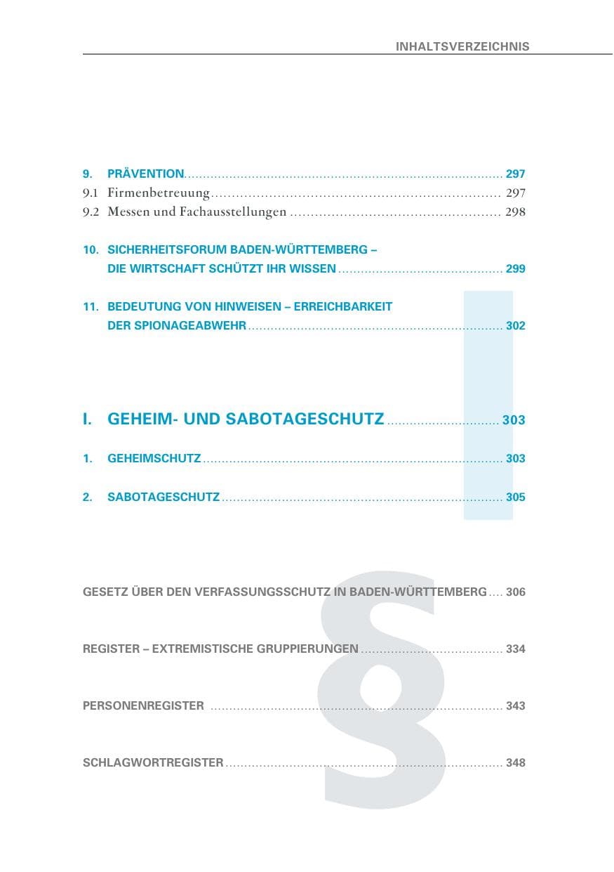 Seite 19 des Verfassungsschutzbericht 2019 Baden-Württemberg