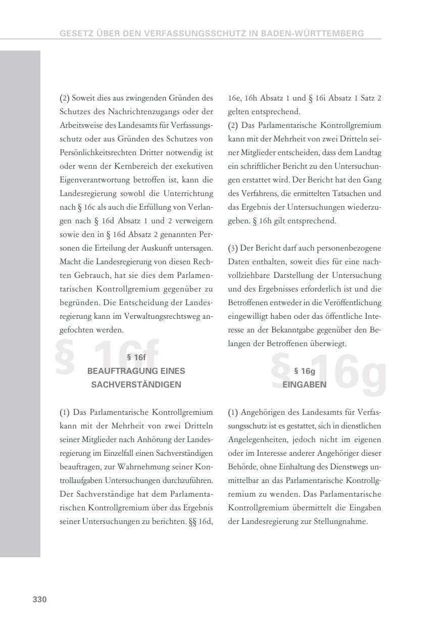Seite 330 des Verfassungsschutzbericht 2019 Baden-Württemberg