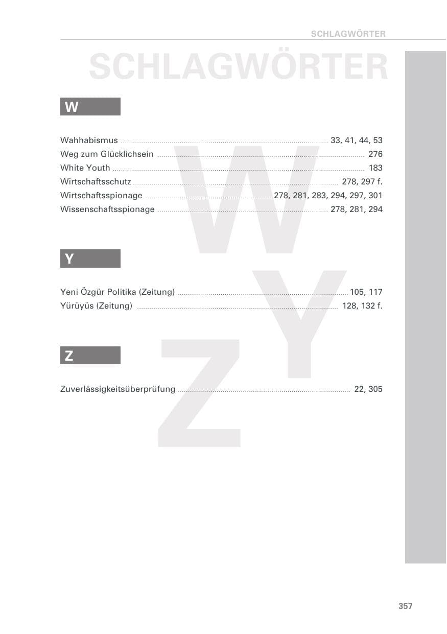 Seite 357 des Verfassungsschutzbericht 2019 Baden-Württemberg