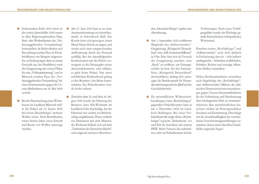 Seite 117 des Verfassungsschutzbericht 2020 Baden-Württemberg