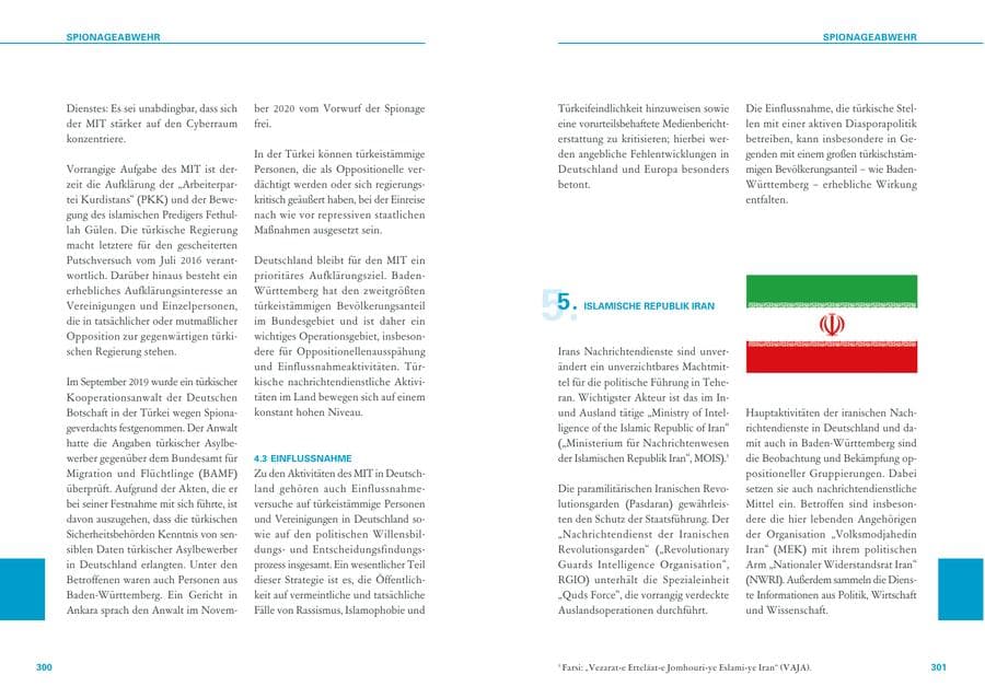 Seite 151 des Verfassungsschutzbericht 2020 Baden-Württemberg