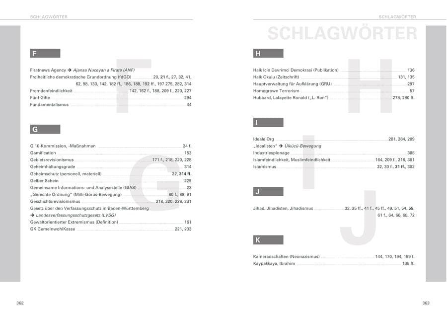 Seite 182 des Verfassungsschutzbericht 2020 Baden-Württemberg