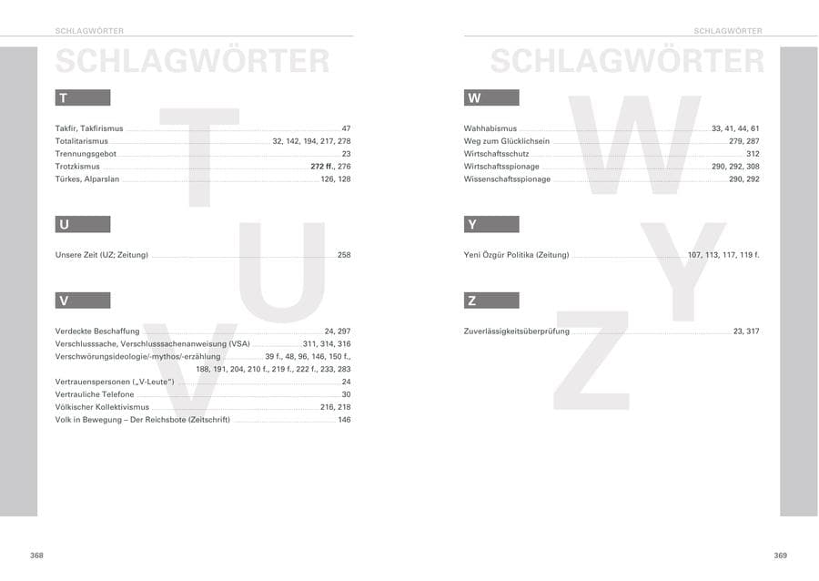 Seite 185 des Verfassungsschutzbericht 2020 Baden-Württemberg