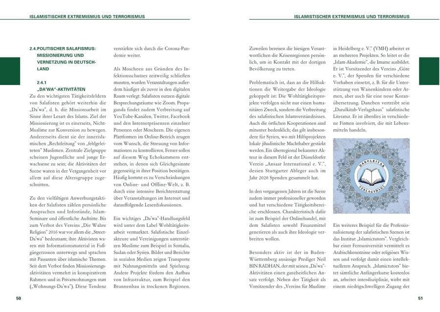 Seite 26 des Verfassungsschutzbericht 2020 Baden-Württemberg