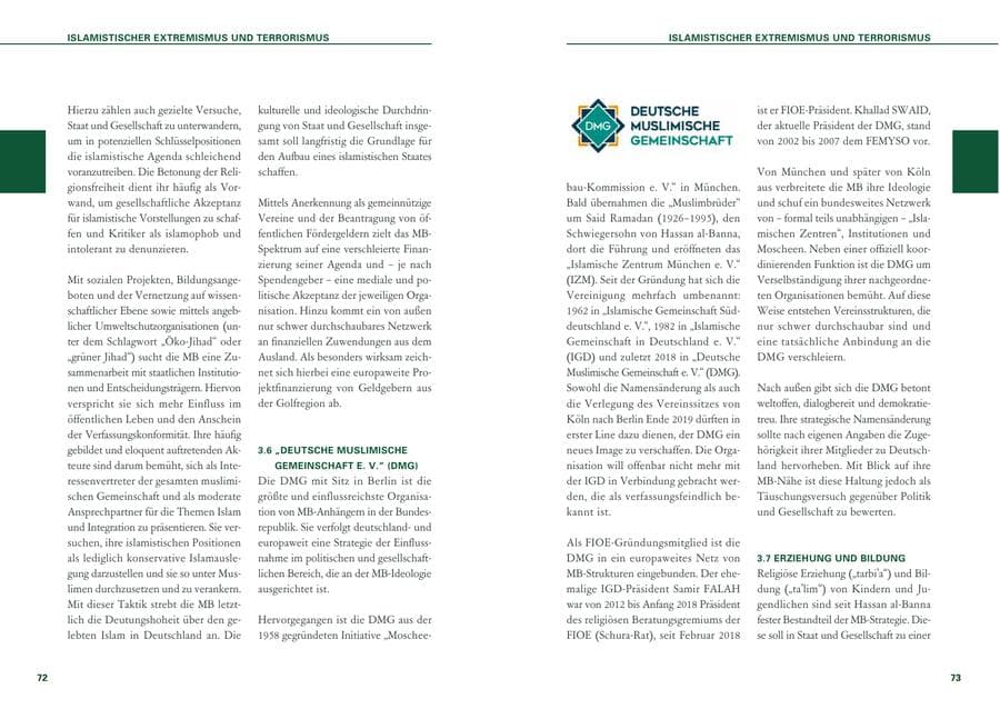 Seite 37 des Verfassungsschutzbericht 2020 Baden-Württemberg