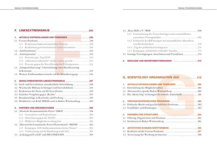 Seite 9 des Verfassungsschutzbericht 2020 Baden-Württemberg