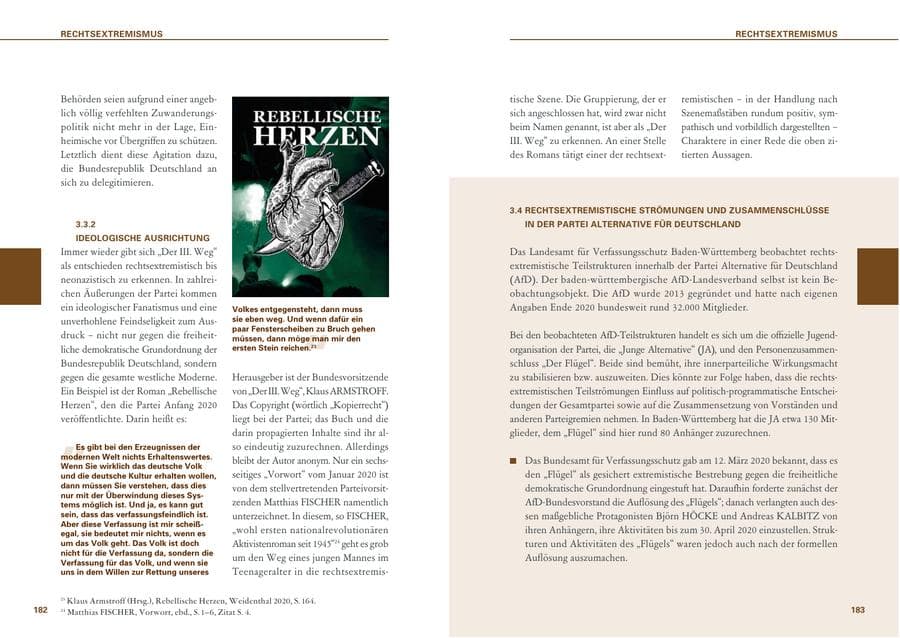Seite 92 des Verfassungsschutzbericht 2020 Baden-Württemberg
