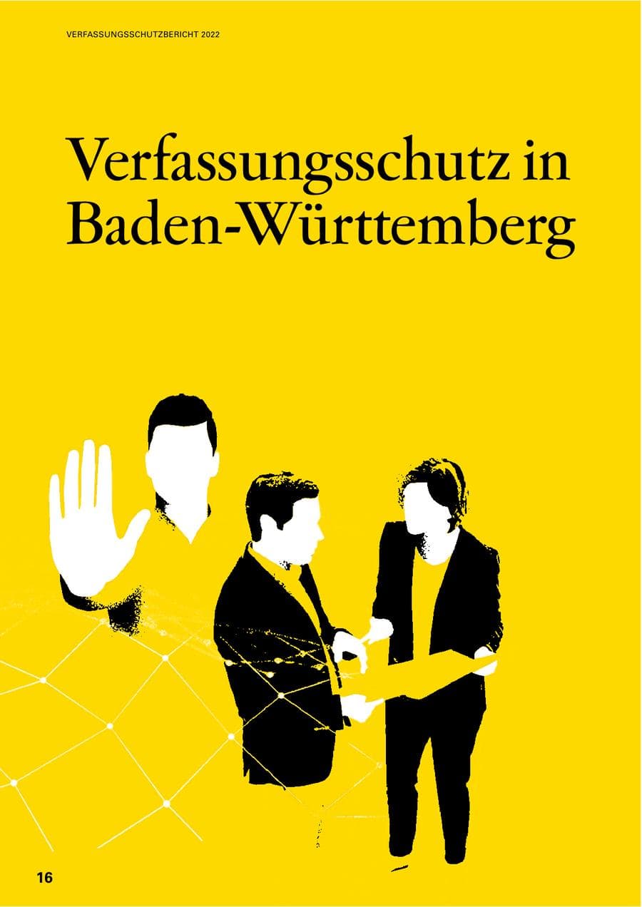 Seite 14 des Verfassungsschutzbericht 2022 Baden-Württemberg