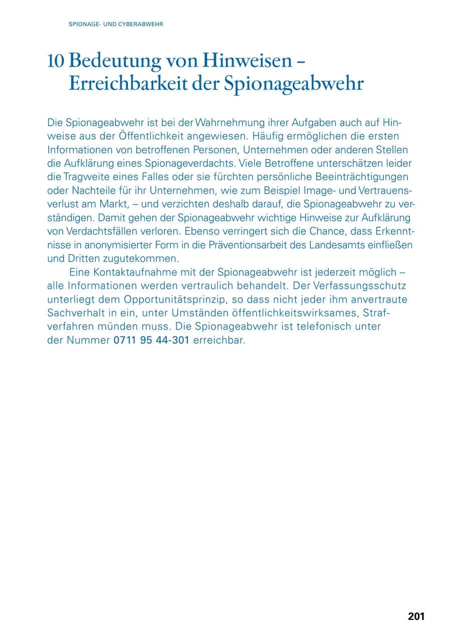 Seite 199 des Verfassungsschutzbericht 2022 Baden-Württemberg