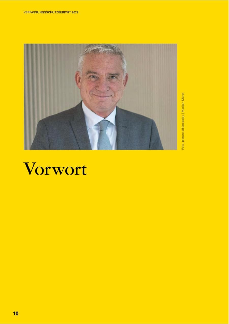 Seite 8 des Verfassungsschutzbericht 2022 Baden-Württemberg