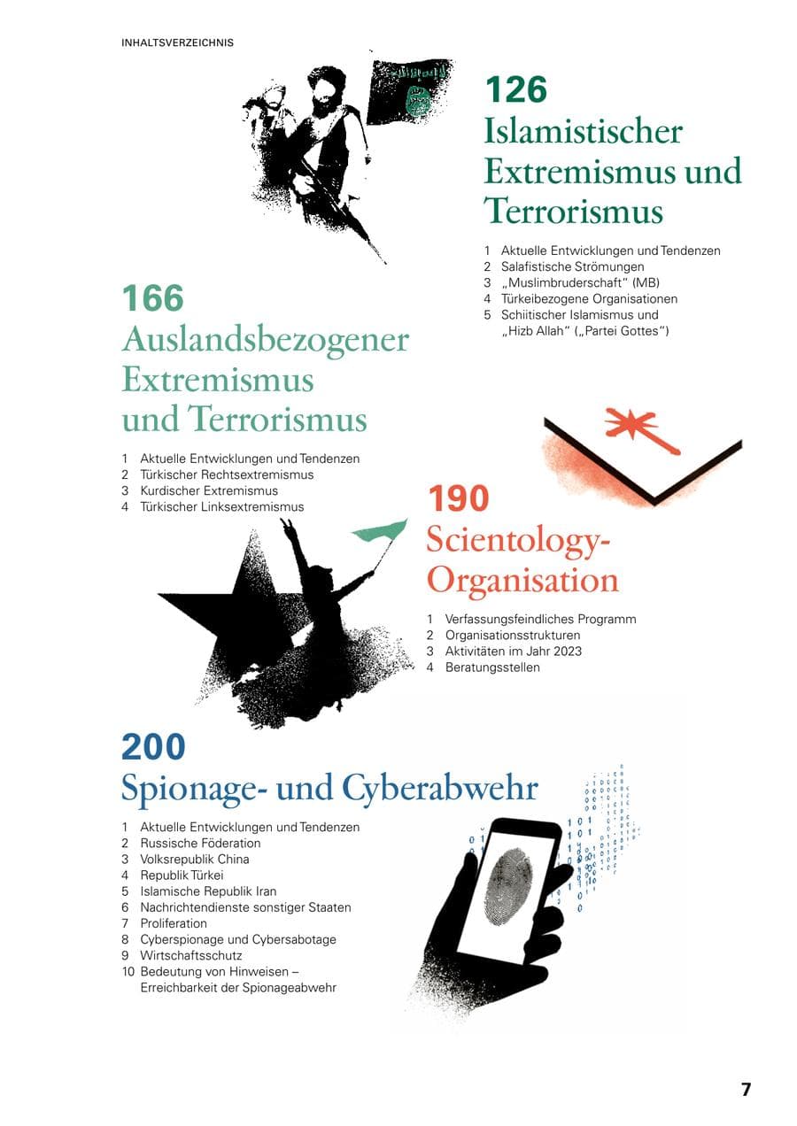 Seite 5 des Verfassungsschutzbericht 2023 Baden-Württemberg