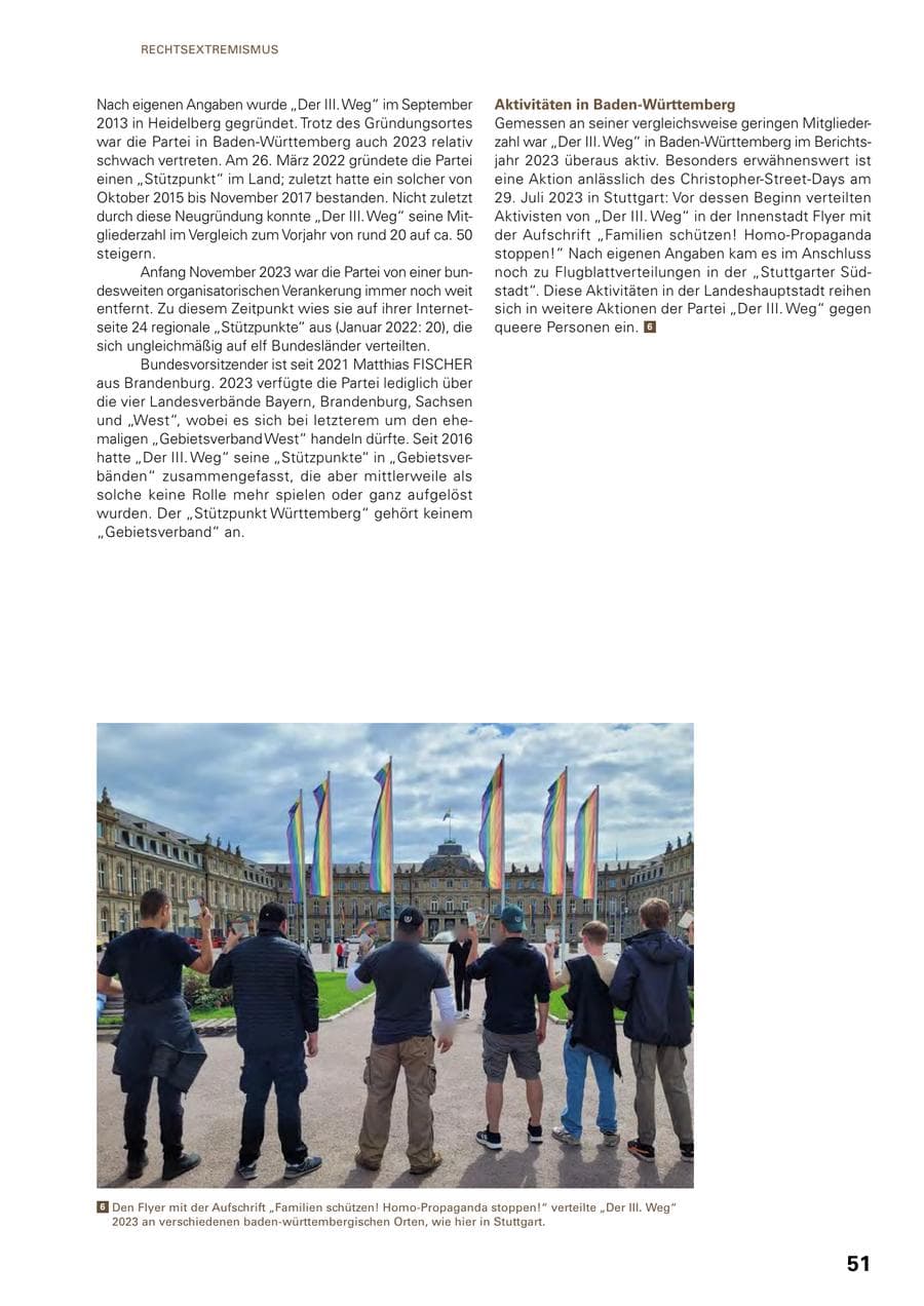 Seite 49 des Verfassungsschutzbericht 2023 Baden-Württemberg