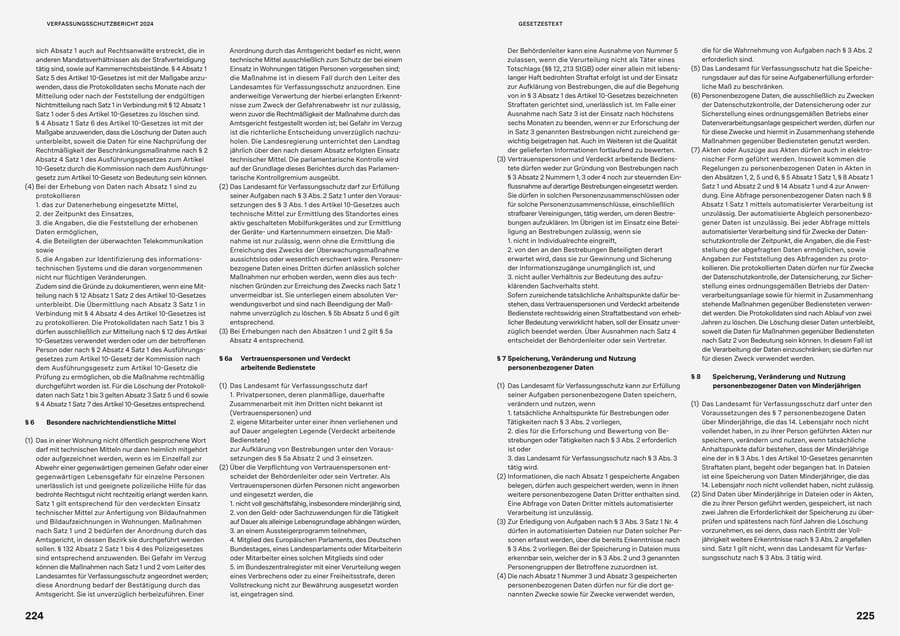 Seite 112 des Verfassungsschutzbericht 2024 Baden-Württemberg
