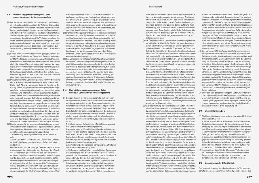 Seite 113 des Verfassungsschutzbericht 2024 Baden-Württemberg