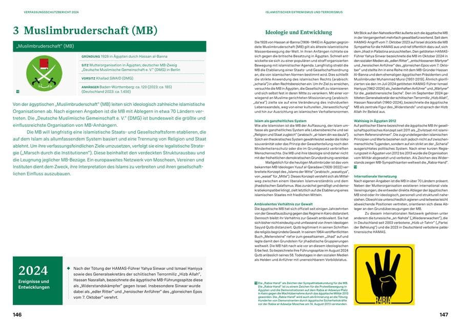 Seite 73 des Verfassungsschutzbericht 2024 Baden-Württemberg