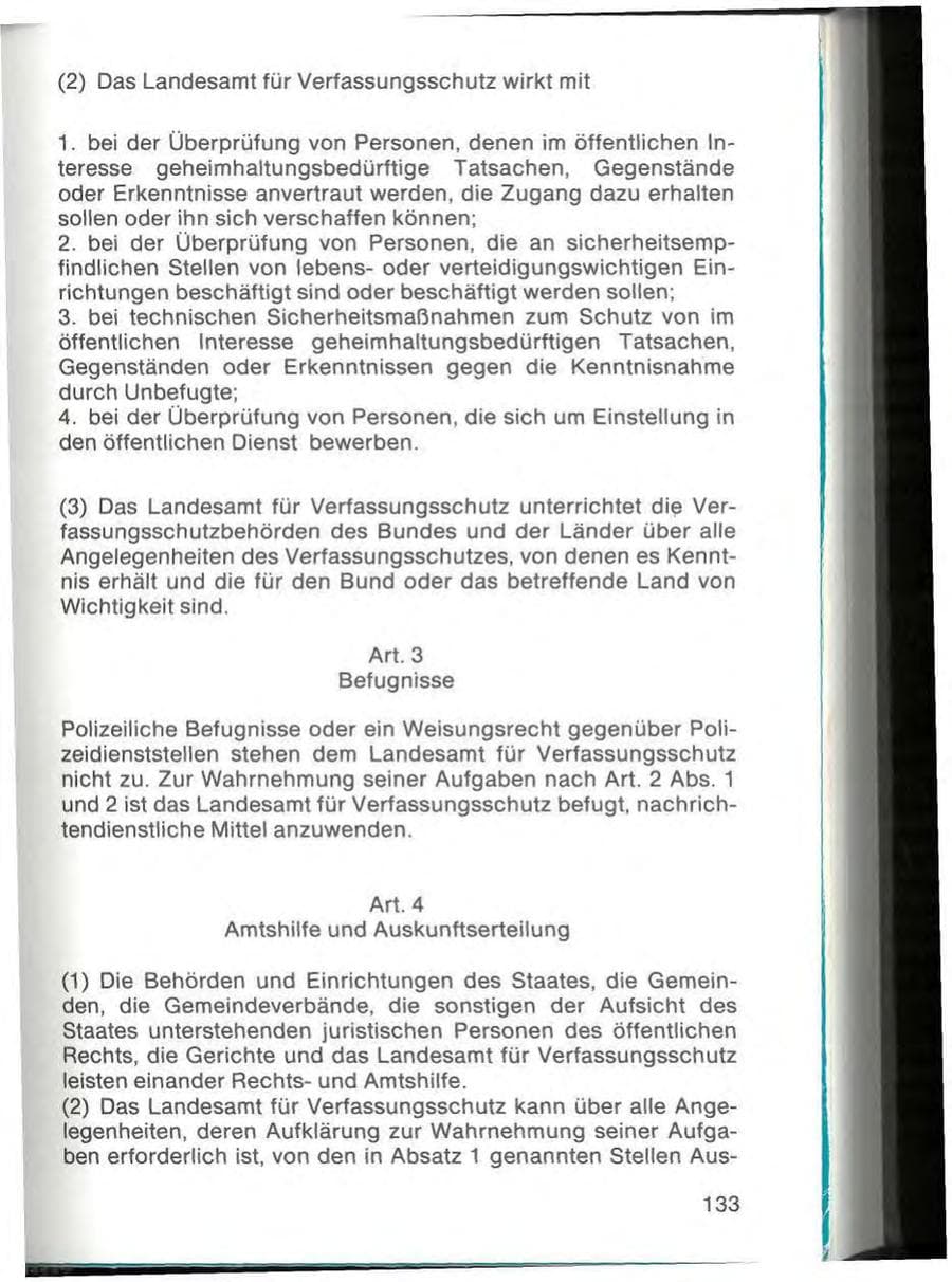 Seite 135 des Verfassungsschutzbericht 1977 Bayern