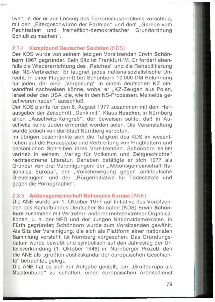 Seite 81 des Verfassungsschutzbericht 1977 Bayern