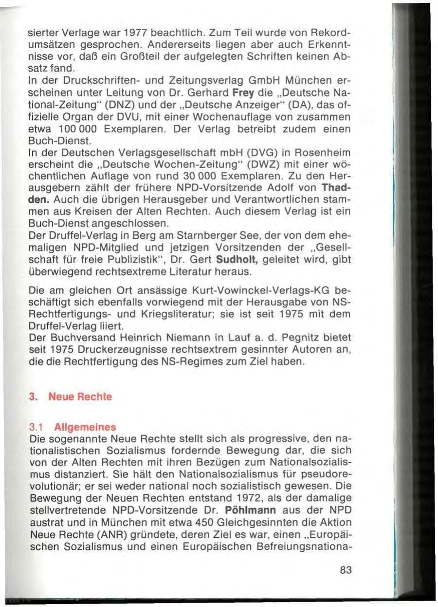 Seite 85 des Verfassungsschutzbericht 1977 Bayern