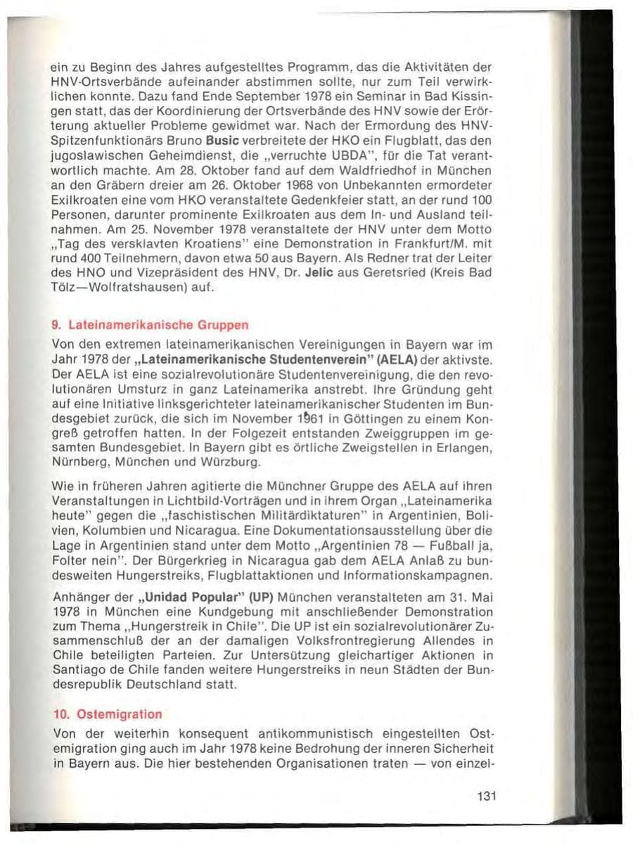 Seite 133 des Verfassungsschutzbericht 1978 Bayern
