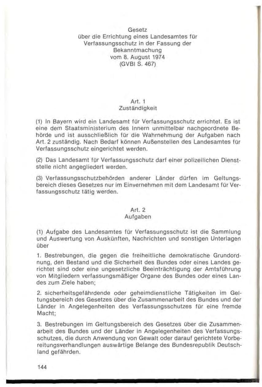 Seite 146 des Verfassungsschutzbericht 1978 Bayern