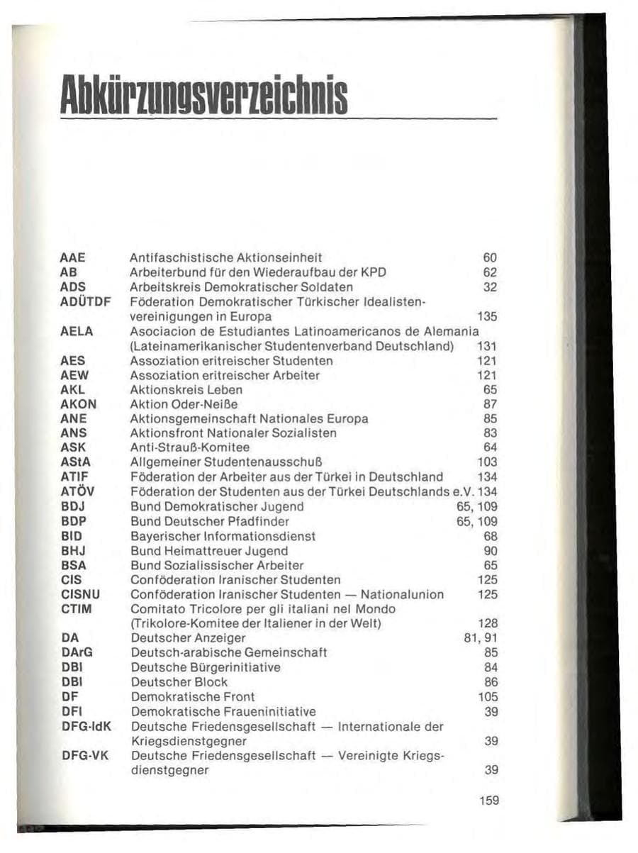 Seite 163 des Verfassungsschutzbericht 1978 Bayern
