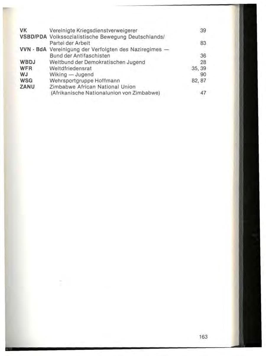 Seite 167 des Verfassungsschutzbericht 1978 Bayern