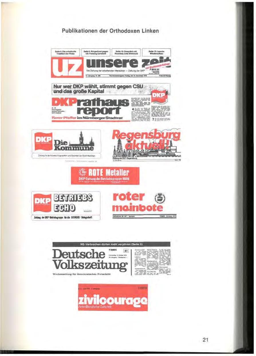 Seite 23 des Verfassungsschutzbericht 1978 Bayern