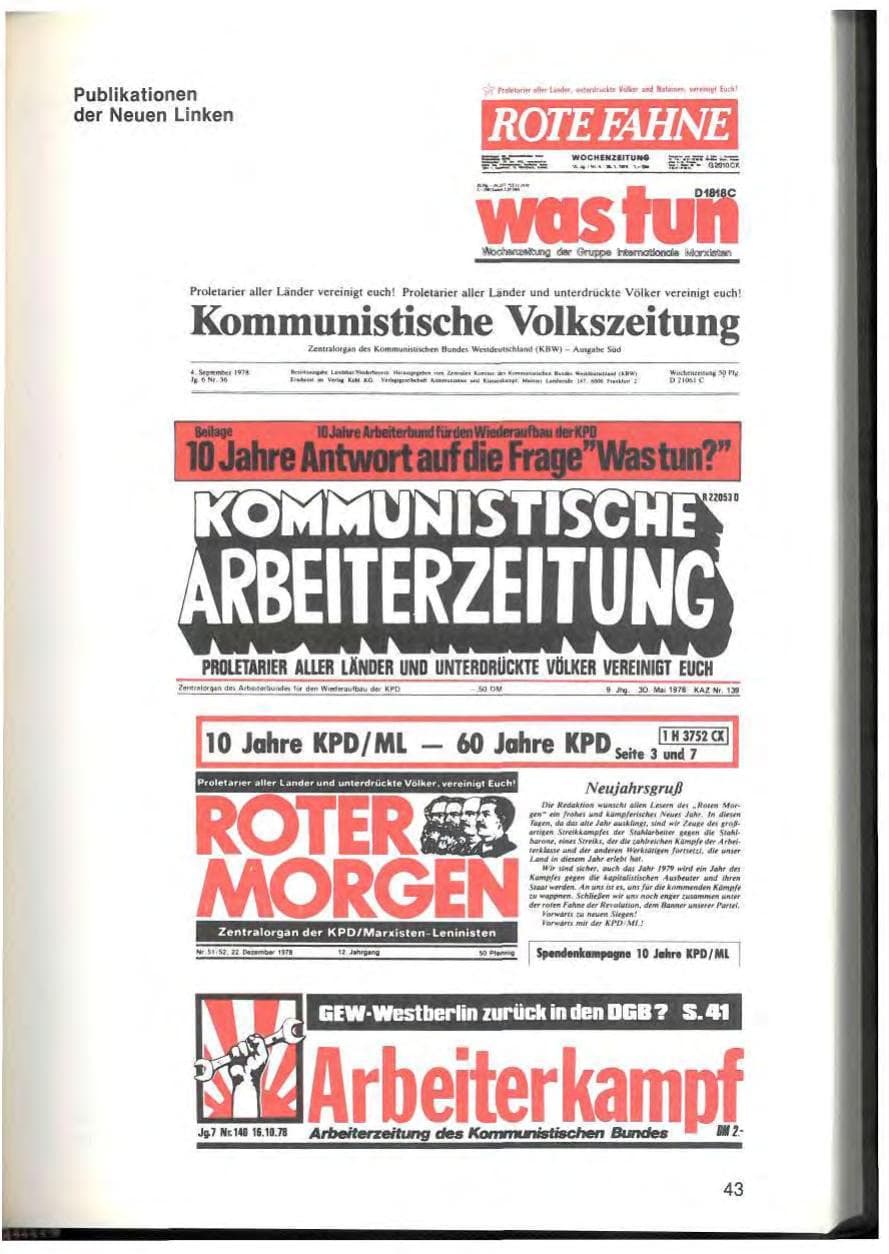 Seite 45 des Verfassungsschutzbericht 1978 Bayern