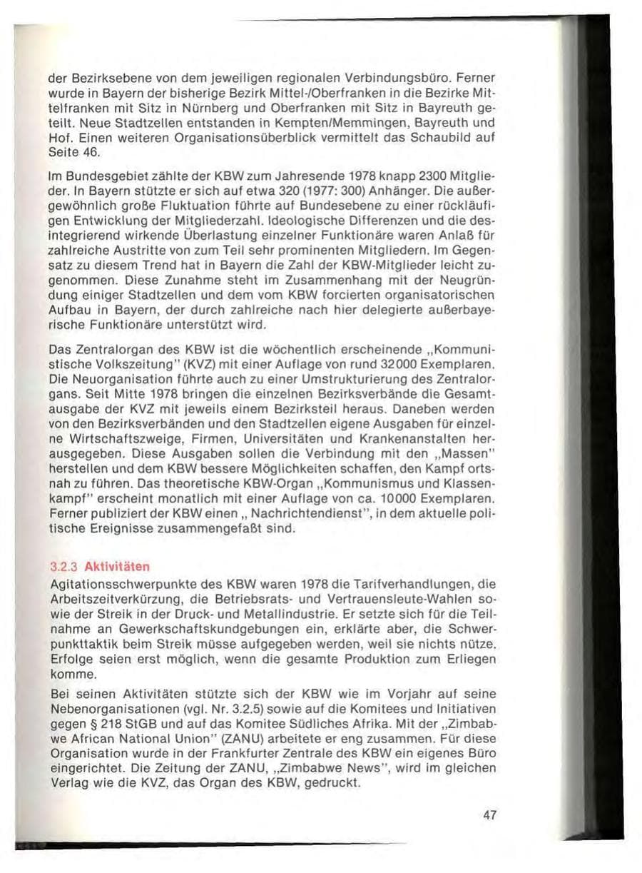 Seite 49 des Verfassungsschutzbericht 1978 Bayern