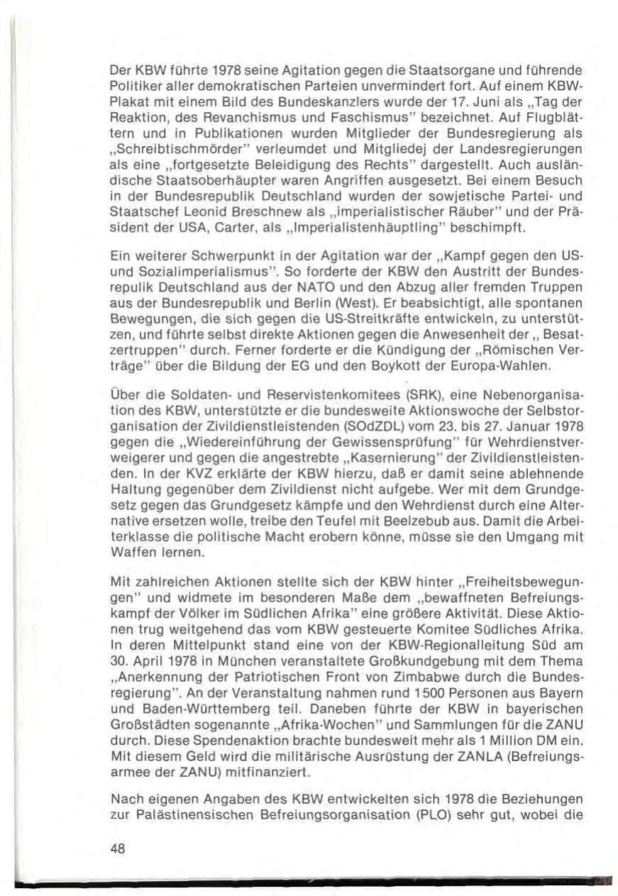 Seite 50 des Verfassungsschutzbericht 1978 Bayern