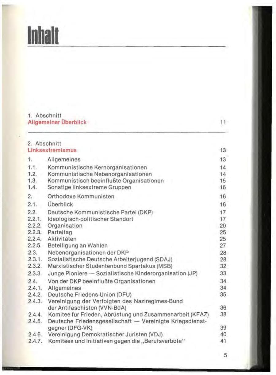 Seite 7 des Verfassungsschutzbericht 1978 Bayern