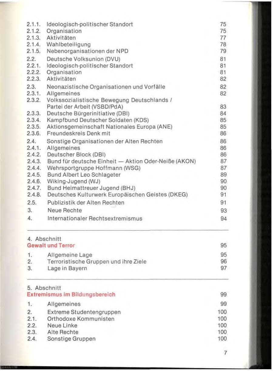 Seite 9 des Verfassungsschutzbericht 1978 Bayern