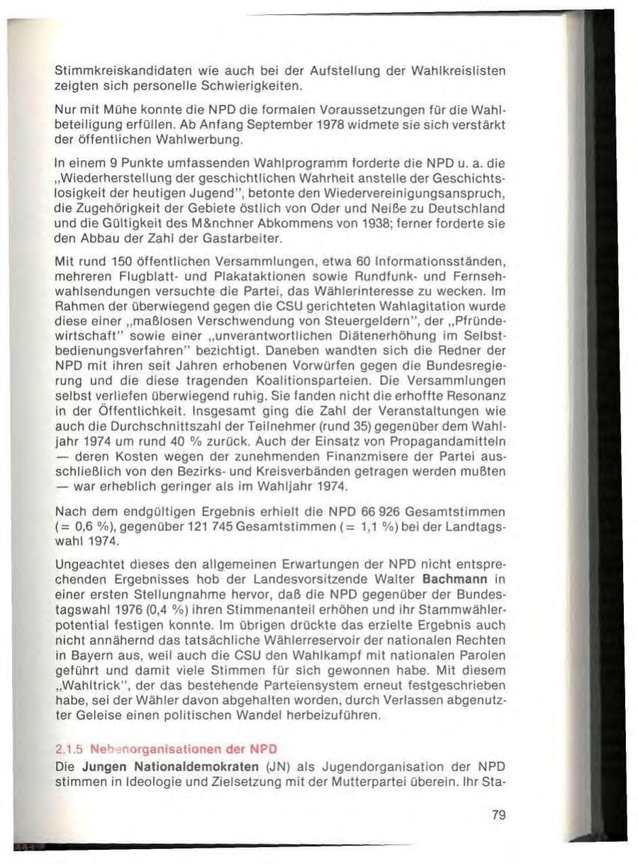 Seite 81 des Verfassungsschutzbericht 1978 Bayern