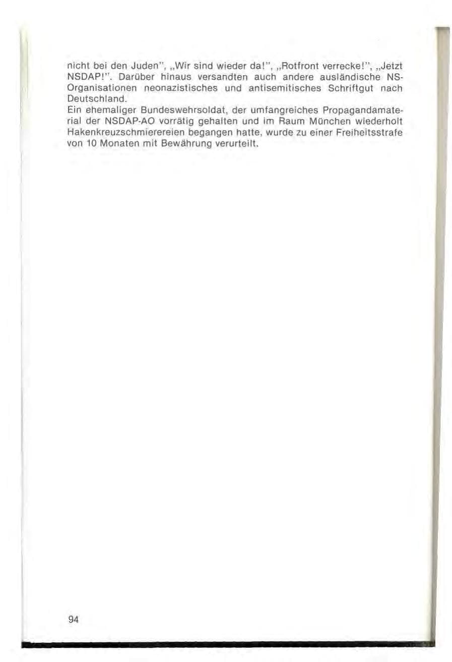 Seite 96 des Verfassungsschutzbericht 1978 Bayern