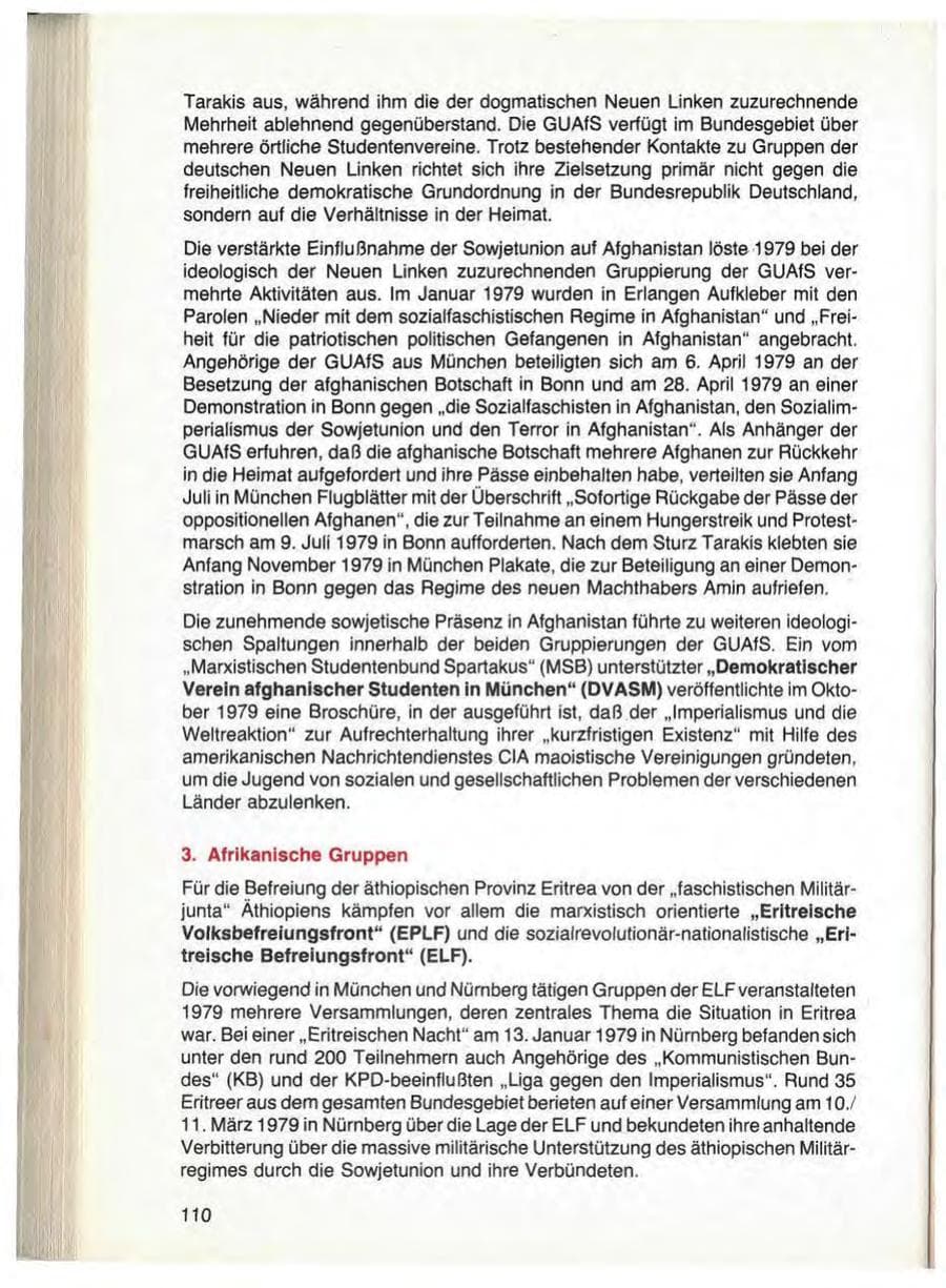Seite 112 des Verfassungsschutzbericht 1979 Bayern