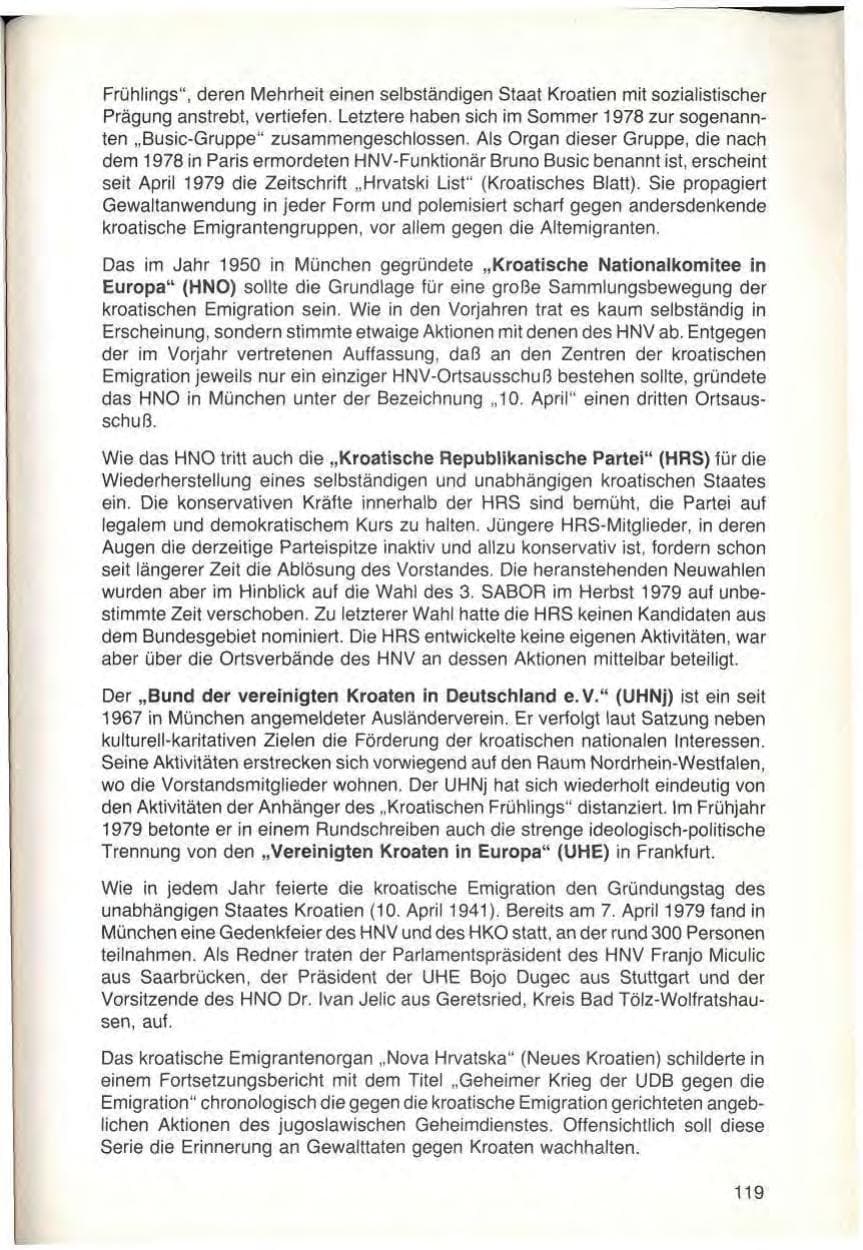 Seite 121 des Verfassungsschutzbericht 1979 Bayern
