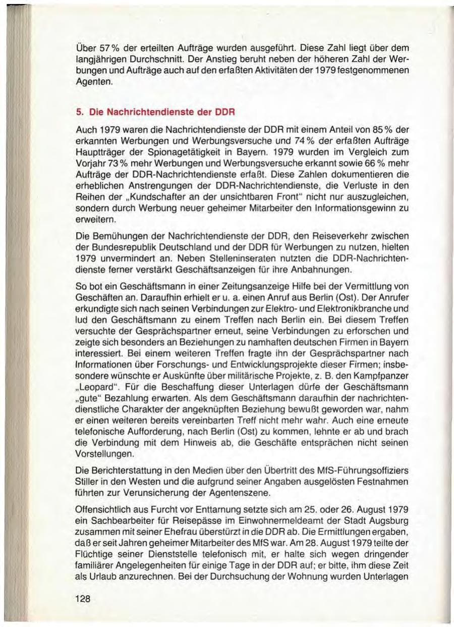 Seite 130 des Verfassungsschutzbericht 1979 Bayern