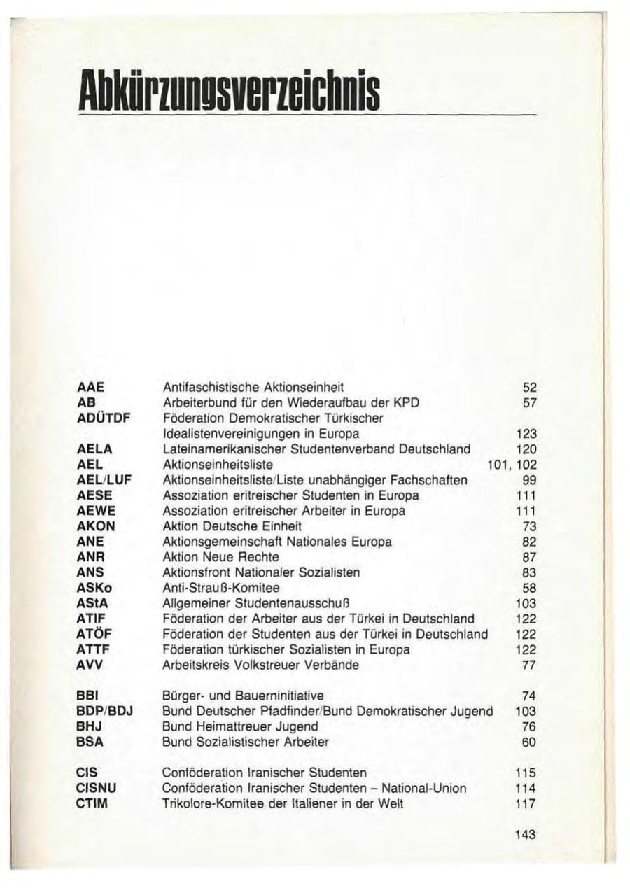 Seite 145 des Verfassungsschutzbericht 1979 Bayern