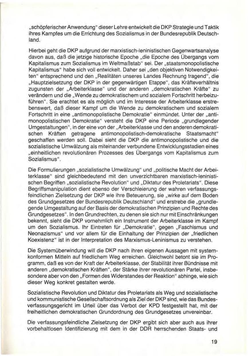 Seite 21 des Verfassungsschutzbericht 1979 Bayern